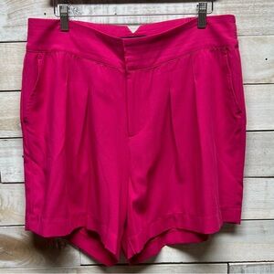 Torrid Shorts Womens 14 Pink Wide Leg High Rise‎ Stretch Pockets Barbiecore